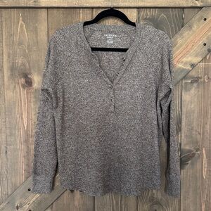 American Eagle Plush Brown Sweater Top Size Small